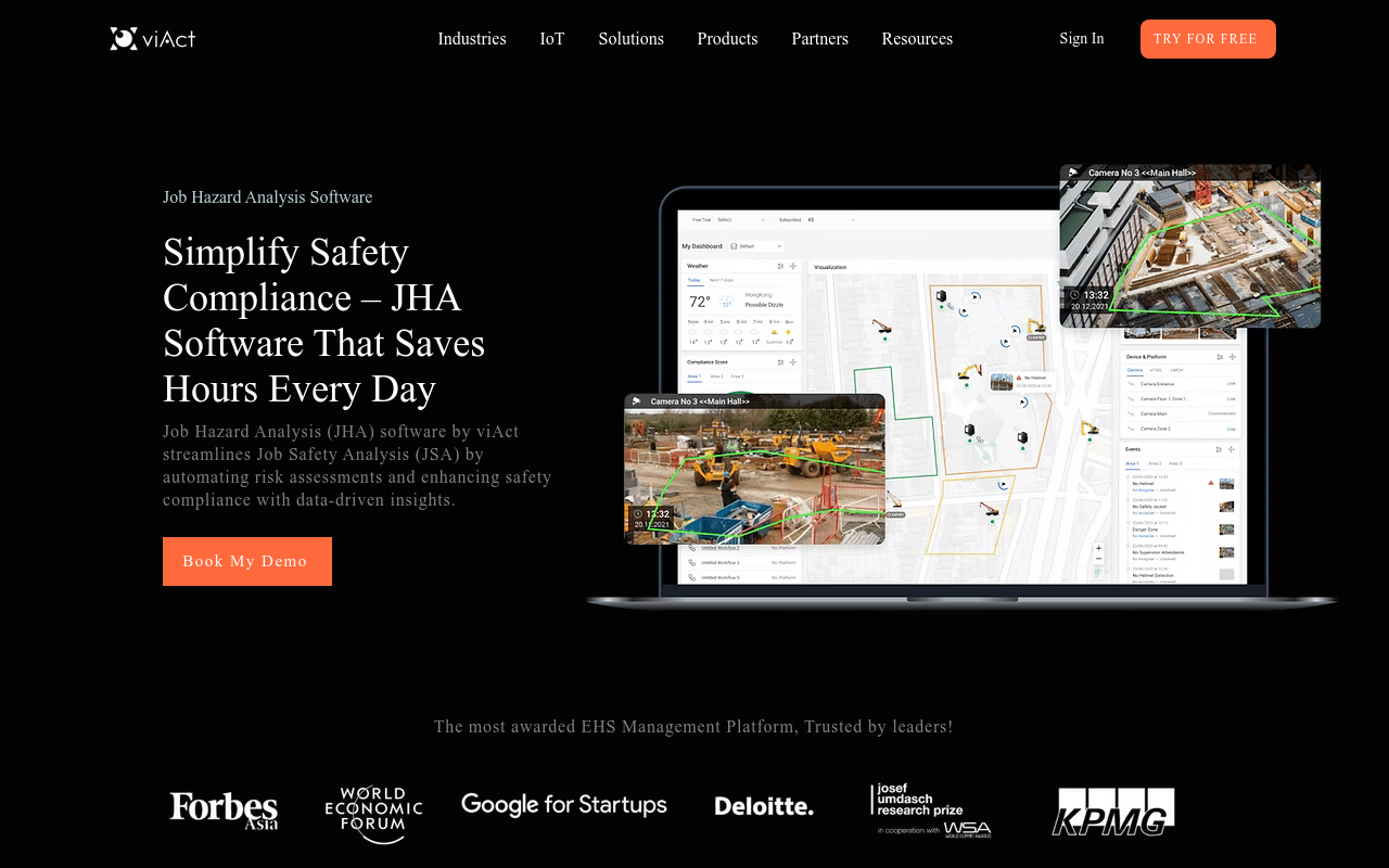 viAct-Job Hazard Analysis (JHA) Software