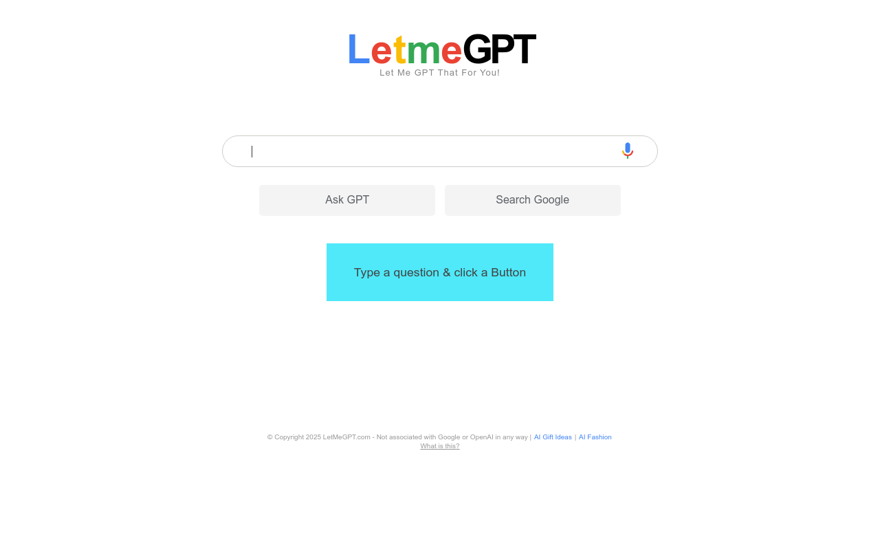 LMGTFY + GPT = LetMeGPT
