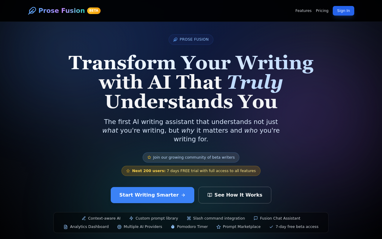 Prose Fusion