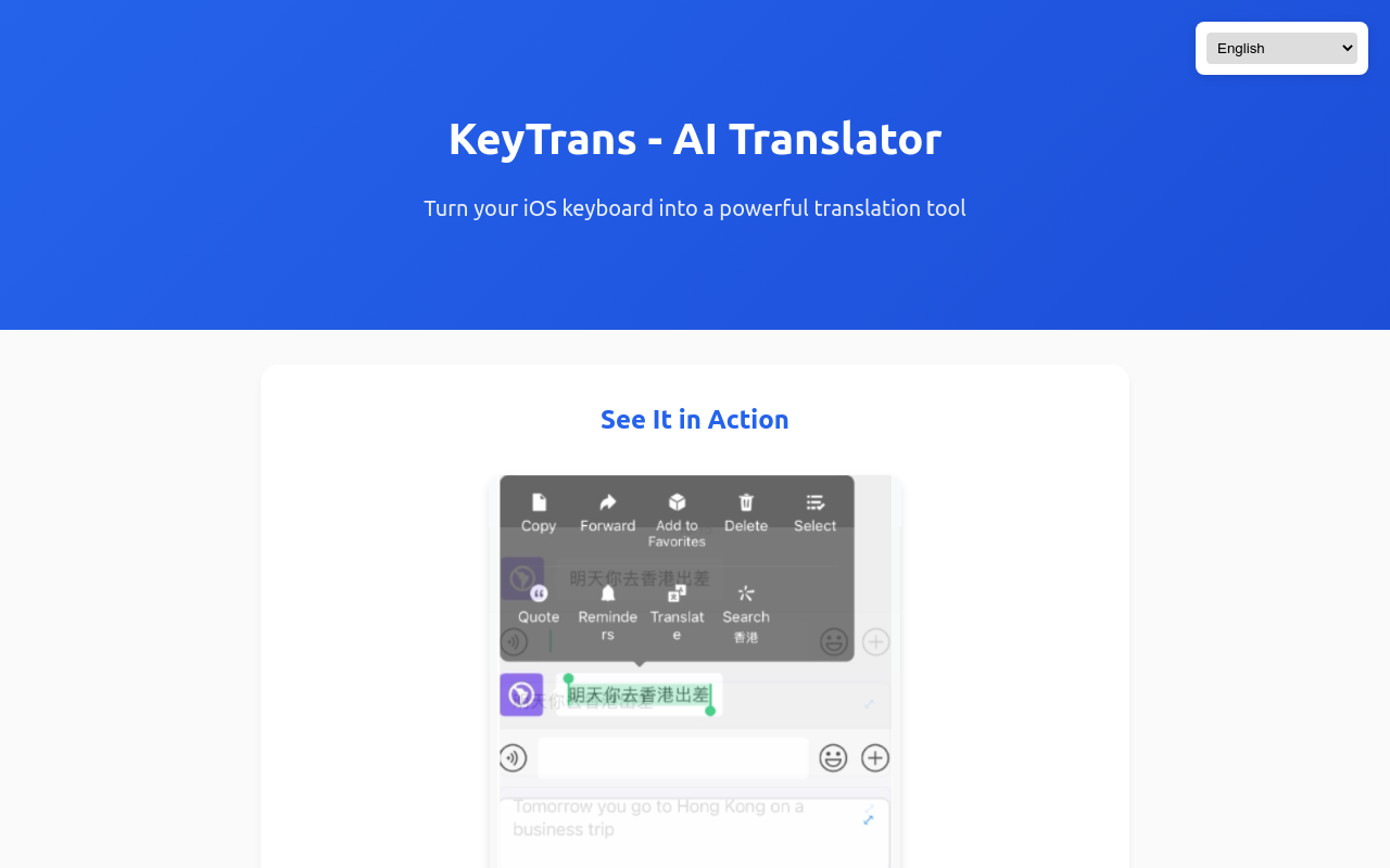 KeyTrans - AI Translator