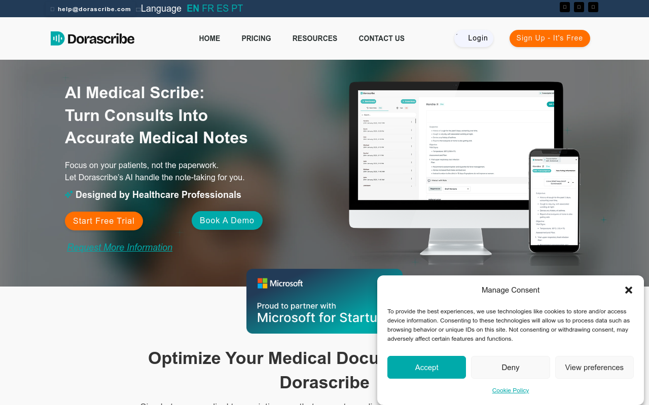 Dorascribe