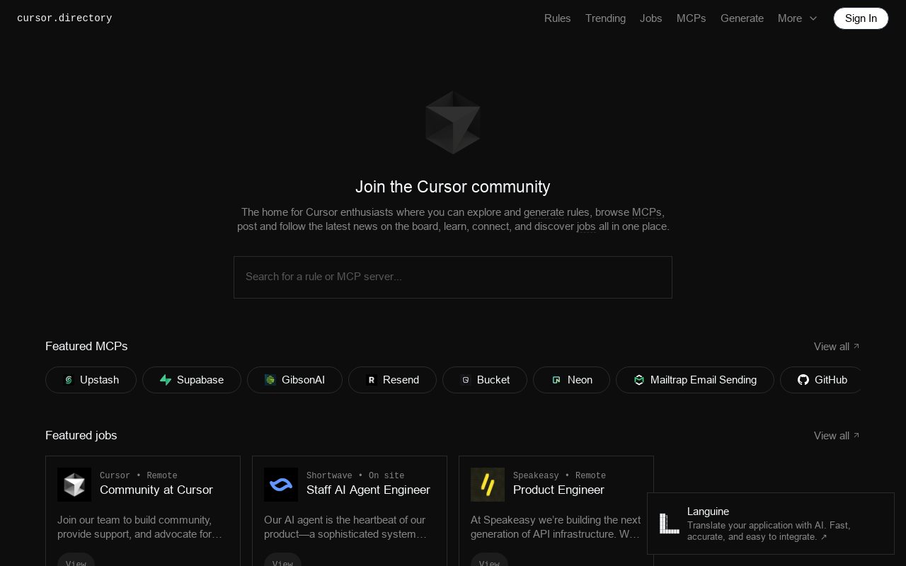Cursor Directory