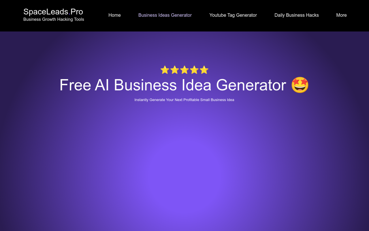 Free AI Business Idea Generator