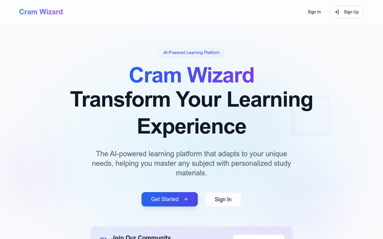 Cram Wizard
