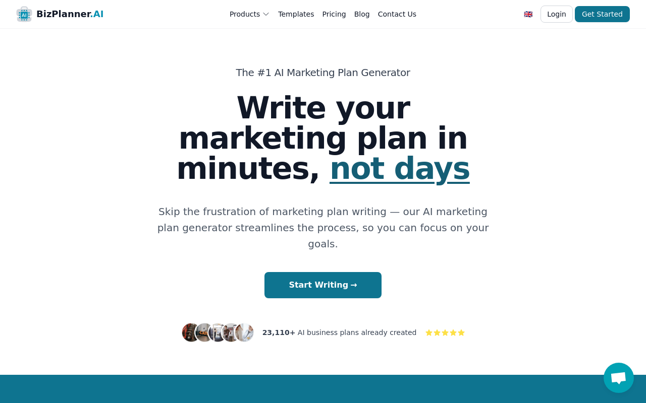 AI marketing plan generator