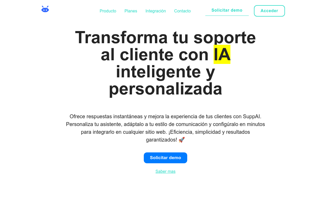 Suppai.io - El chat de soporte con IA