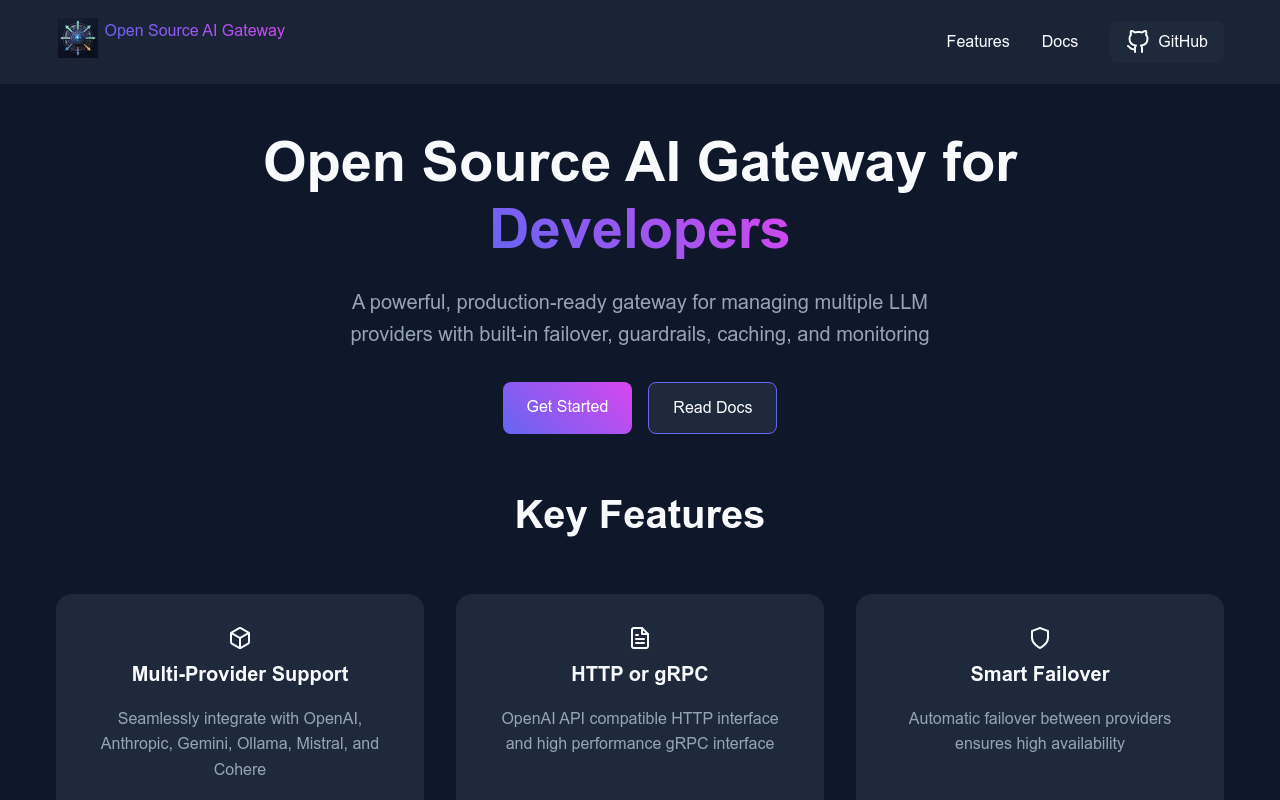 Open Source AI Gateway