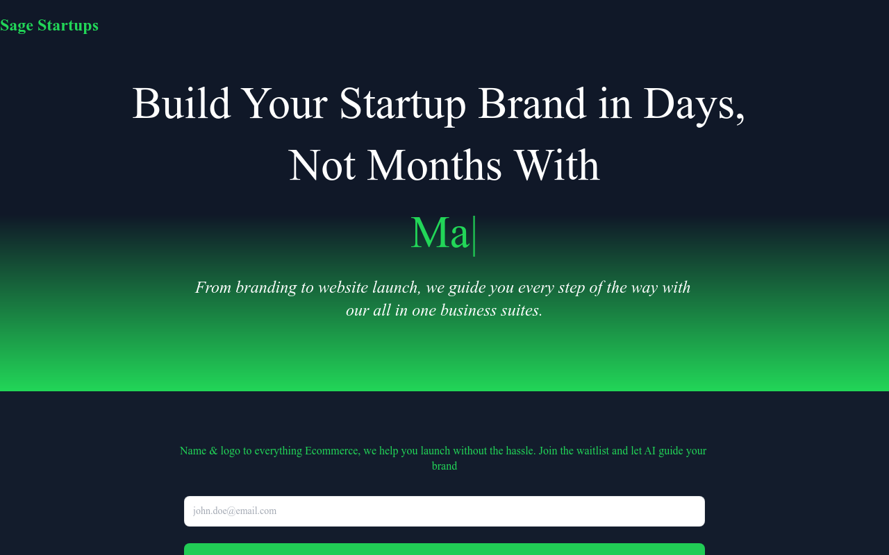 Sage Startups