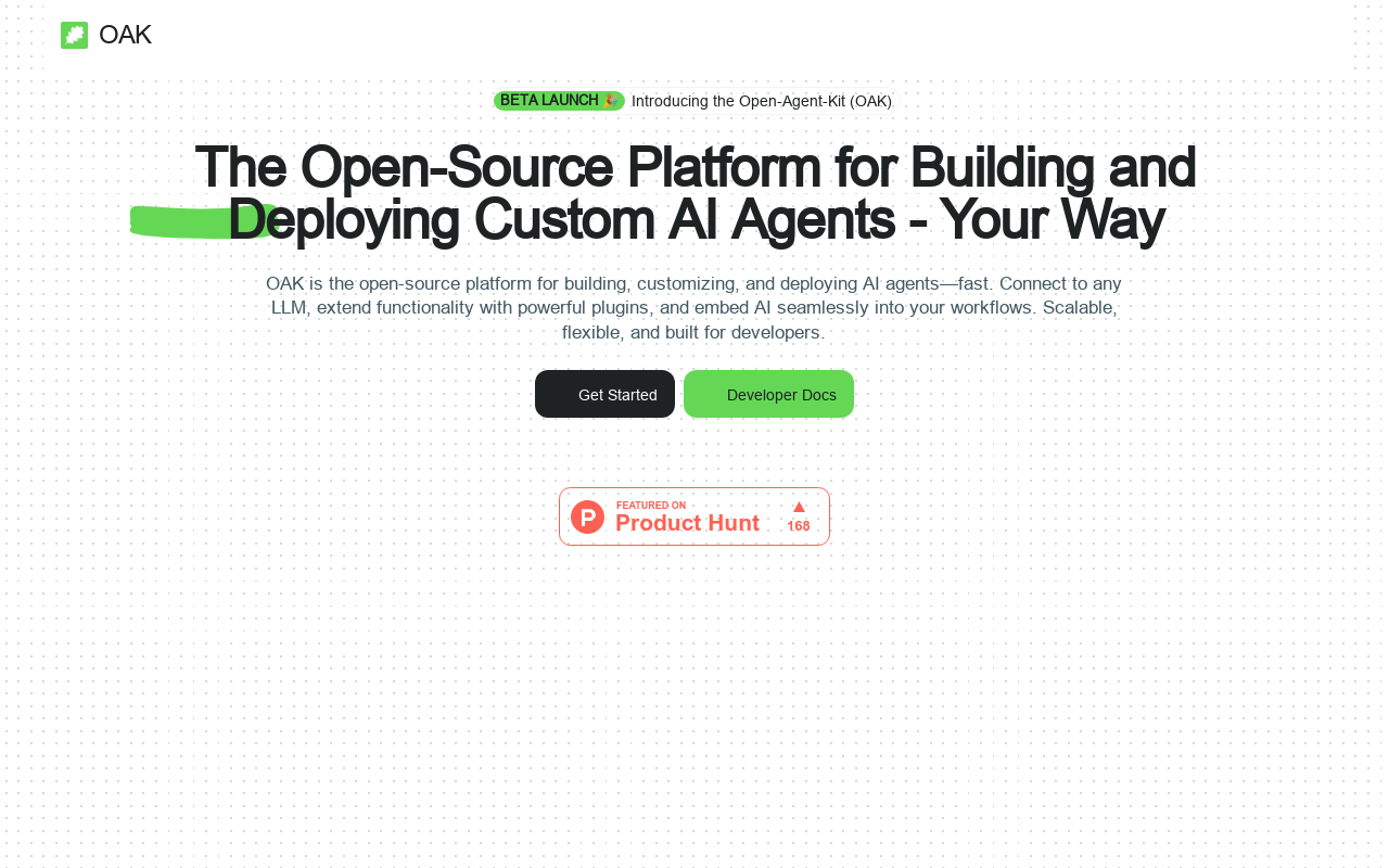 Open Agent Kit - Build Agents in Minutes