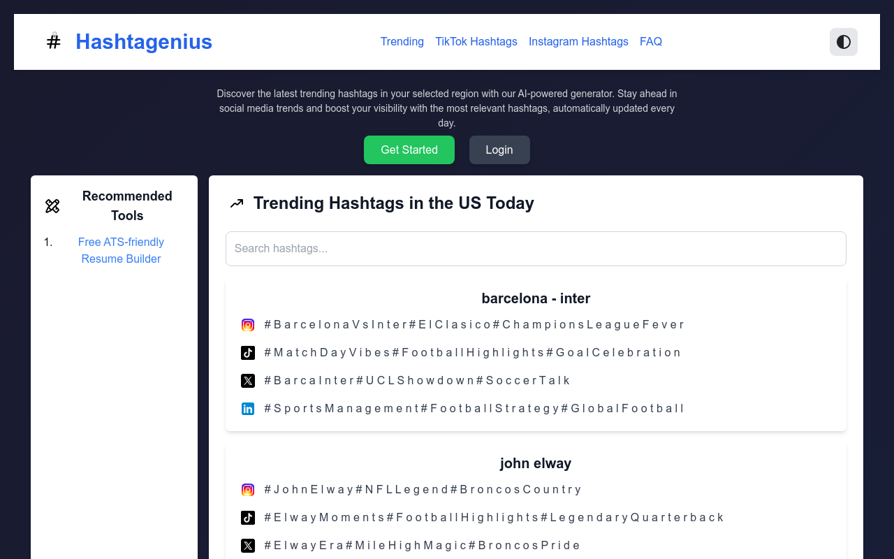 Hashtagenius