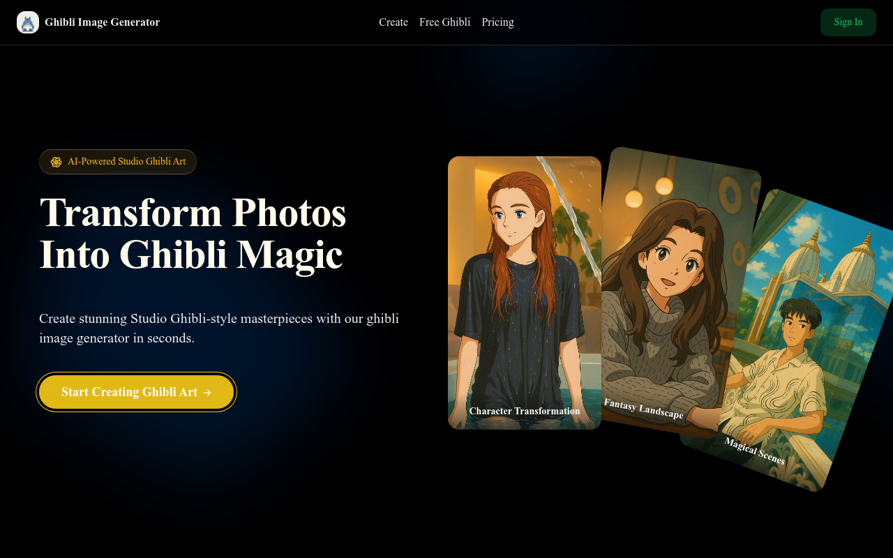 Ghibli Image Generator