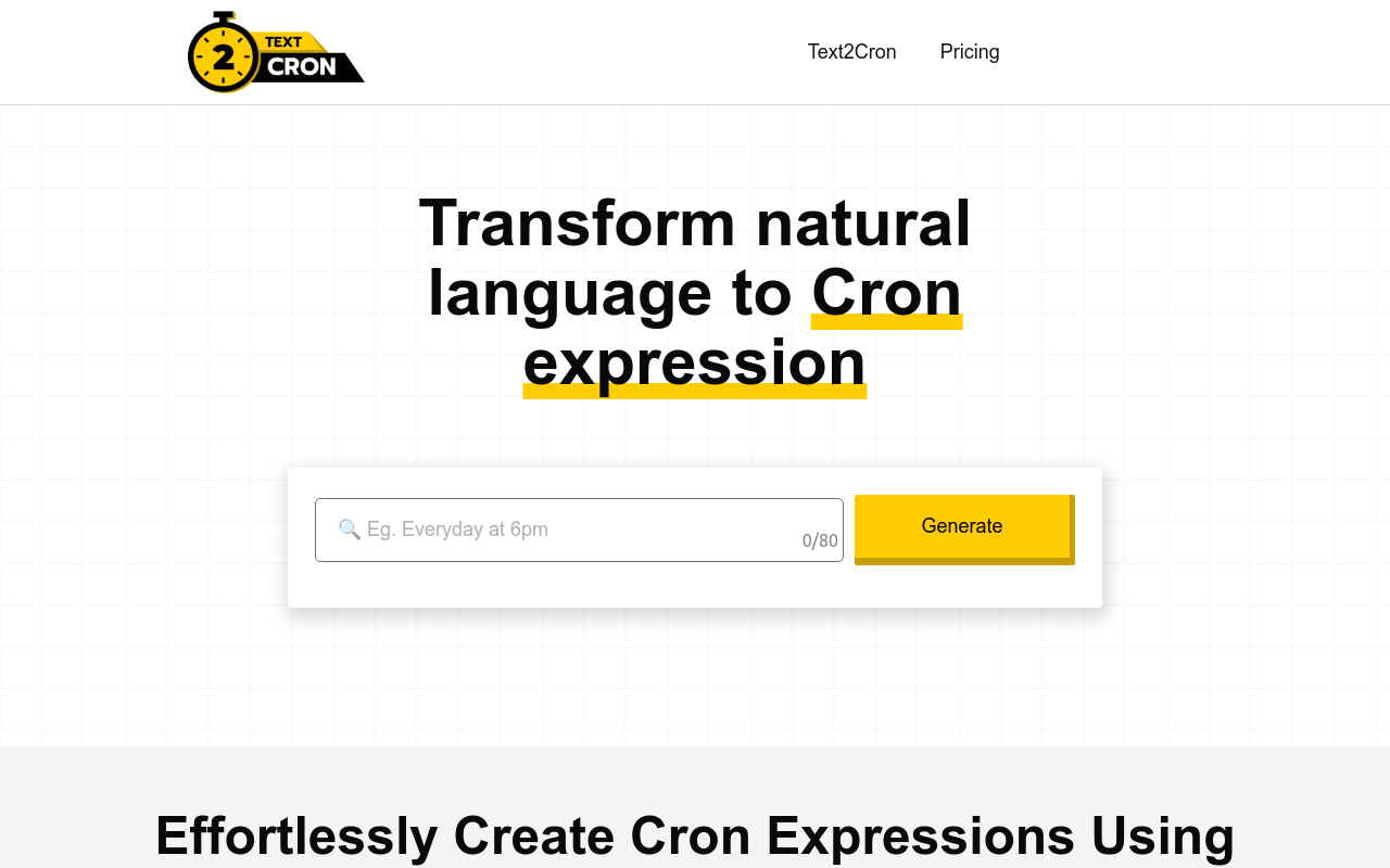 Text2Cron
