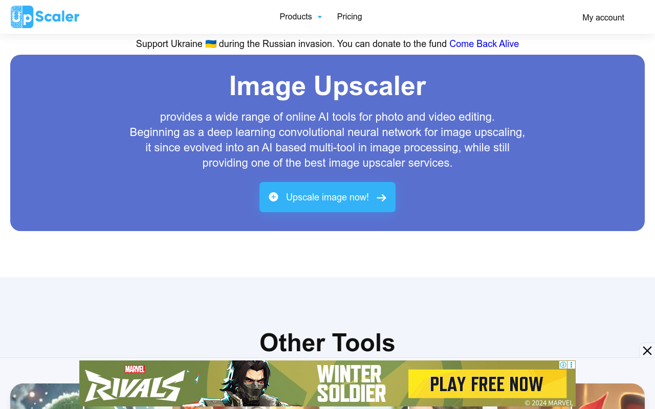 Image Upscaler - Upscale Your Photo for Free with AI