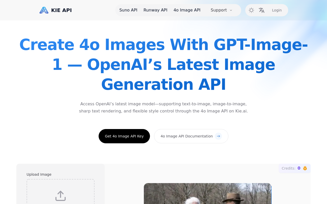 Kie.ai: Affordable and Reliable 4o Image API(The latest released)