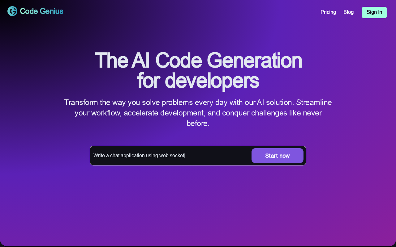 Code Genius