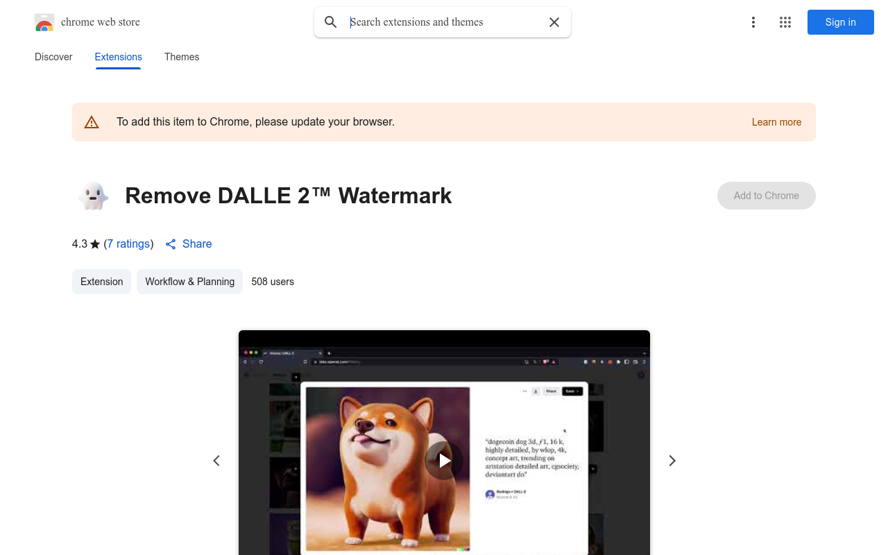 Remove DALLE 2™ Watermark