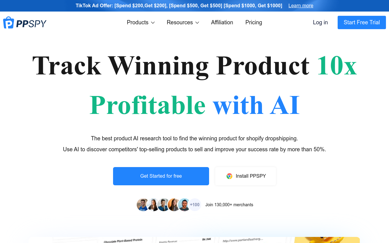 PPSPY - Dropshipping by AI