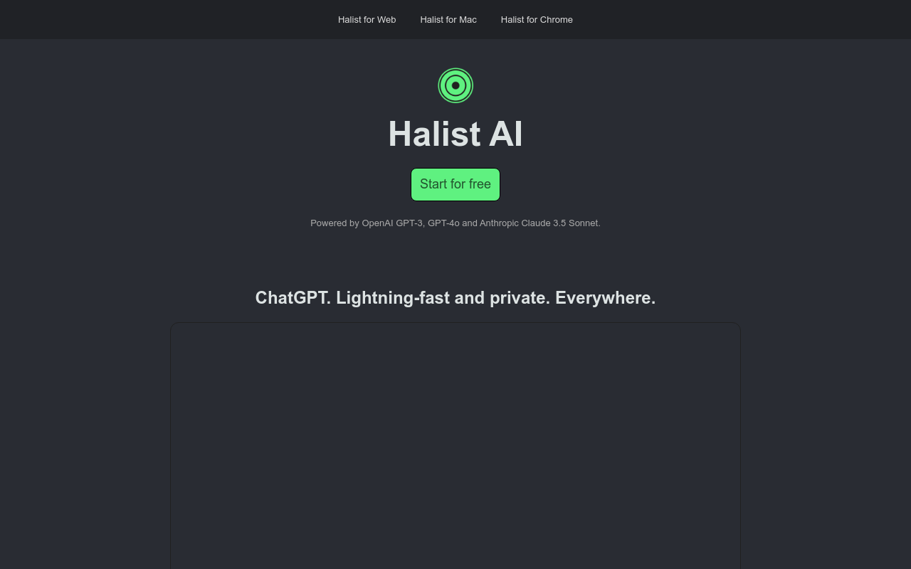 Halist Browser AI
