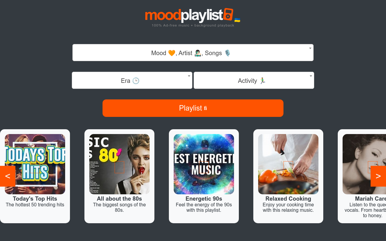 Moodplaylist - AI Powered Playlists