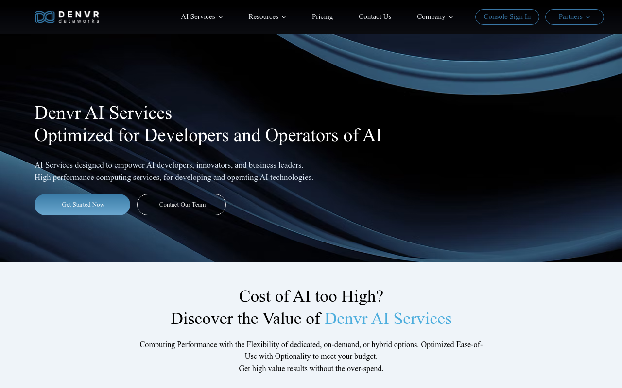 Denvr AI Cloud