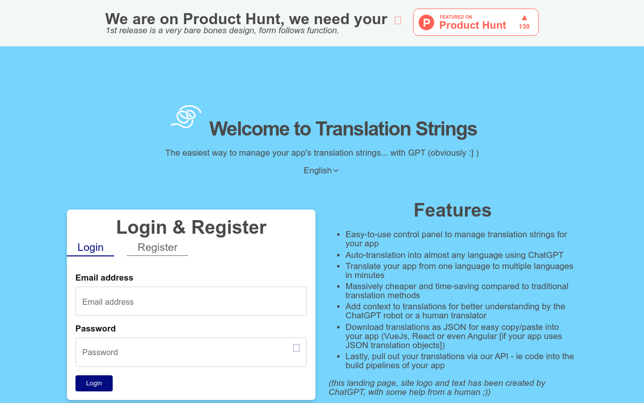 Translation Strings