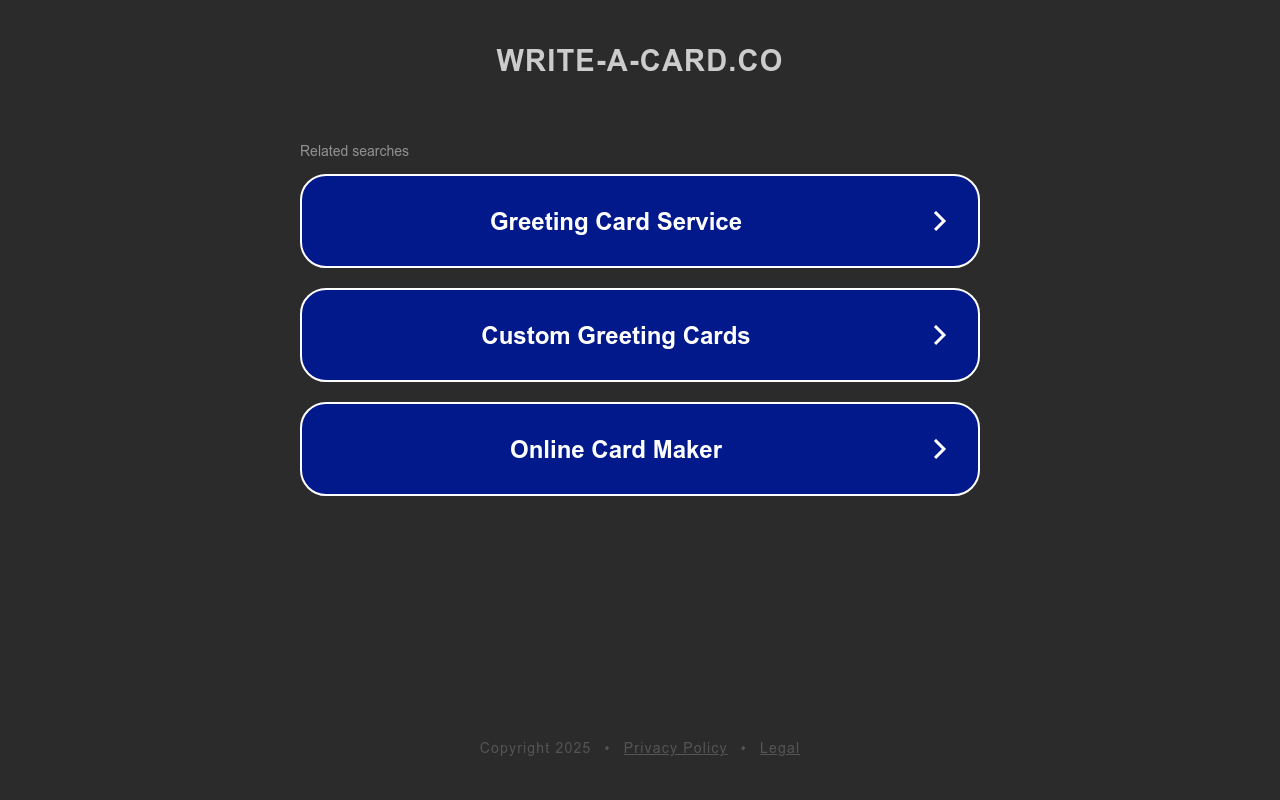 Write a Card