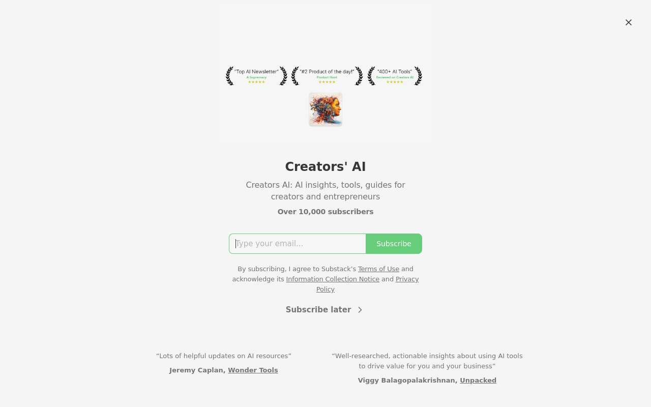 Creators' AI