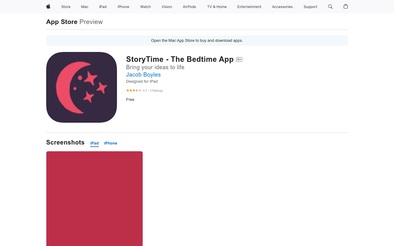 Storytime: The Bedtime App