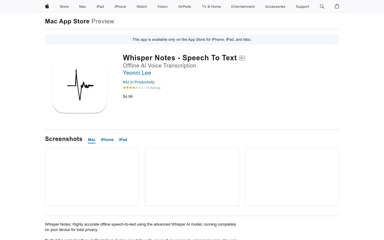 Whisper Notes