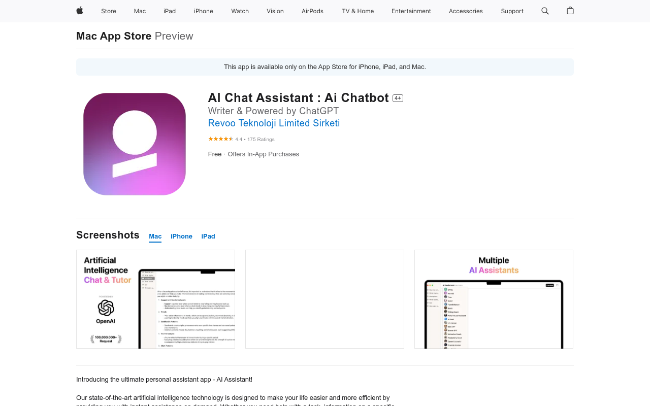 Assistant : AI Essay Writer