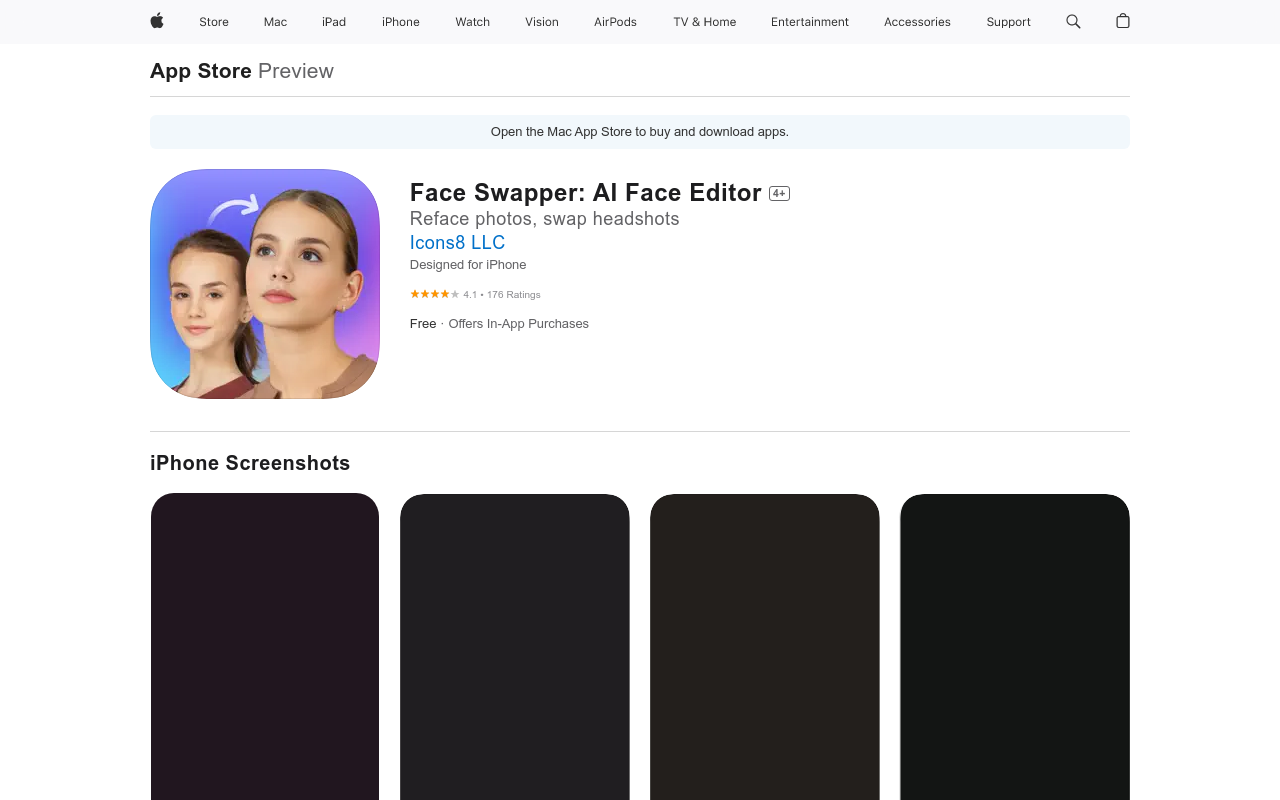 Face Swapper for iOS