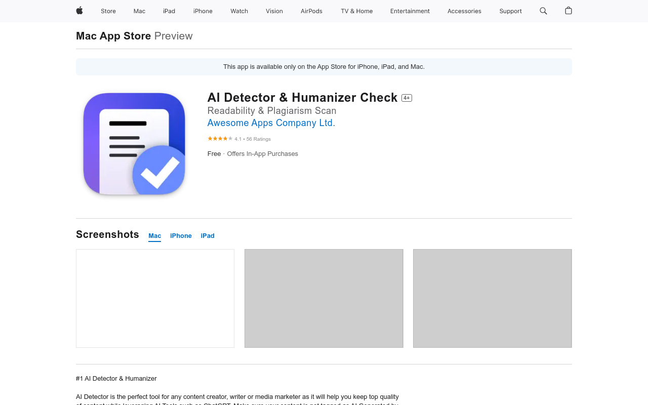 AI Detector - Text Validator