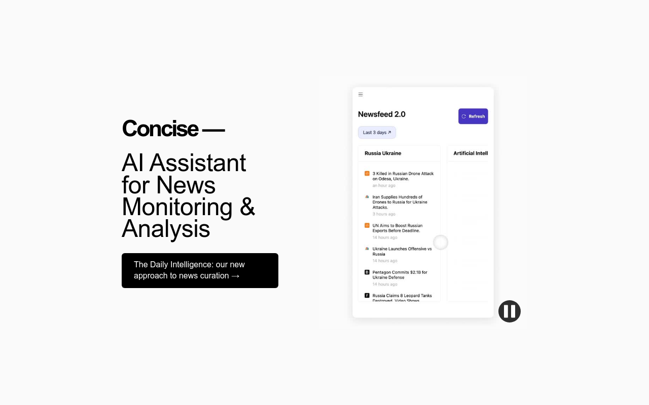 Tech News Summary by Concise AI