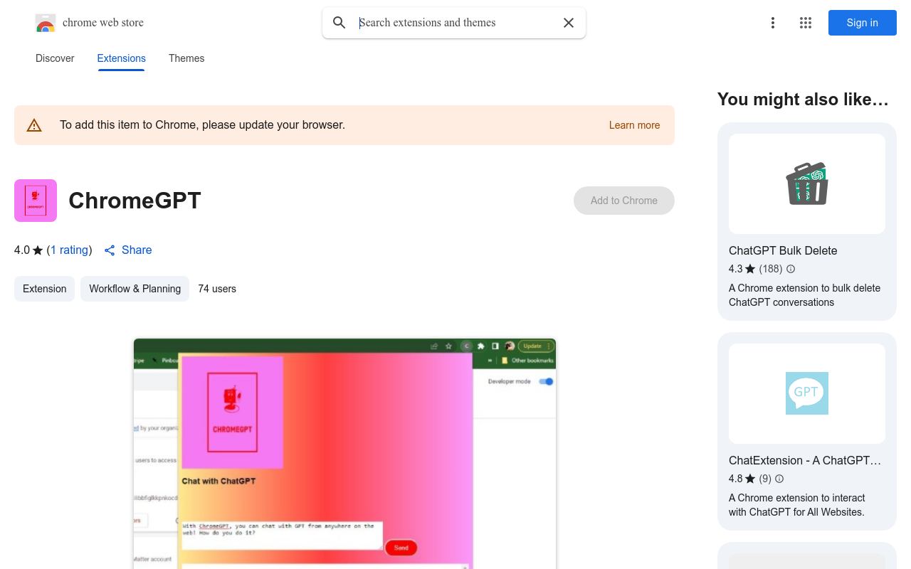 ChromeGPT