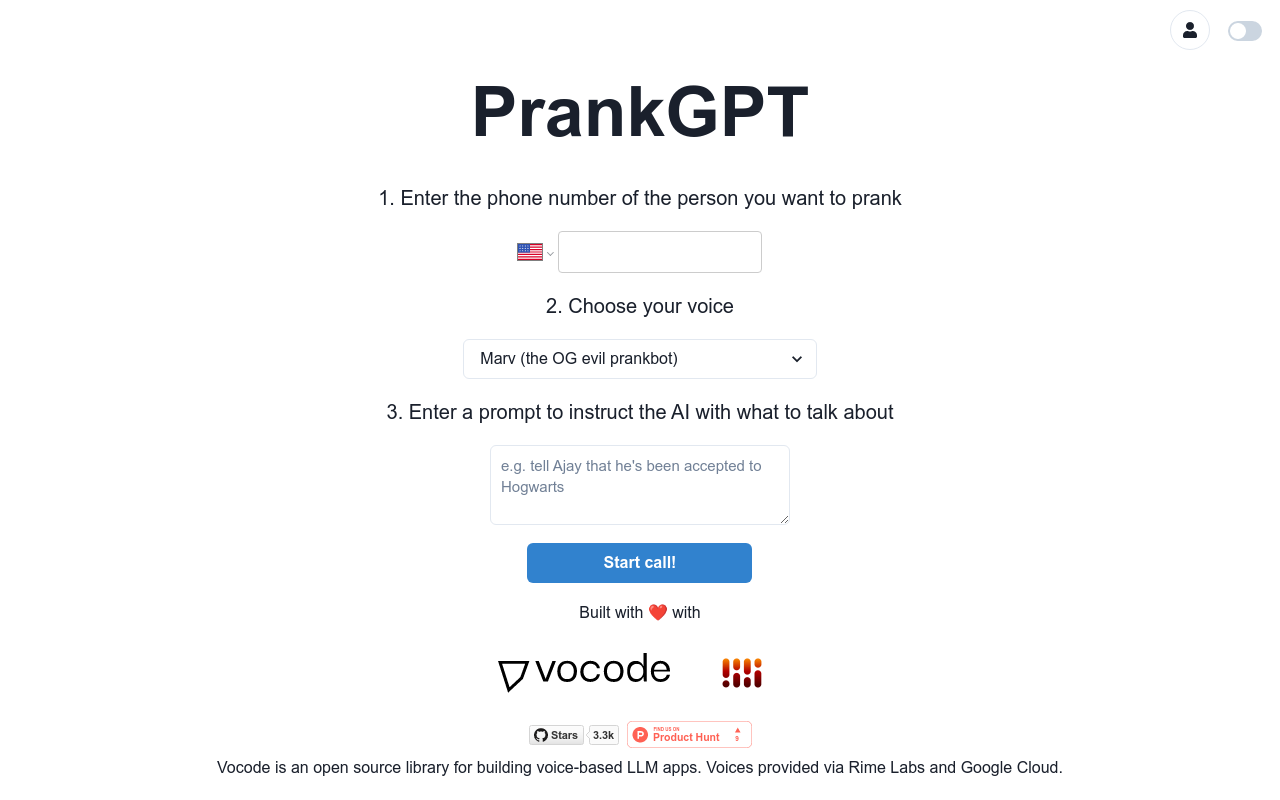 PrankGPT