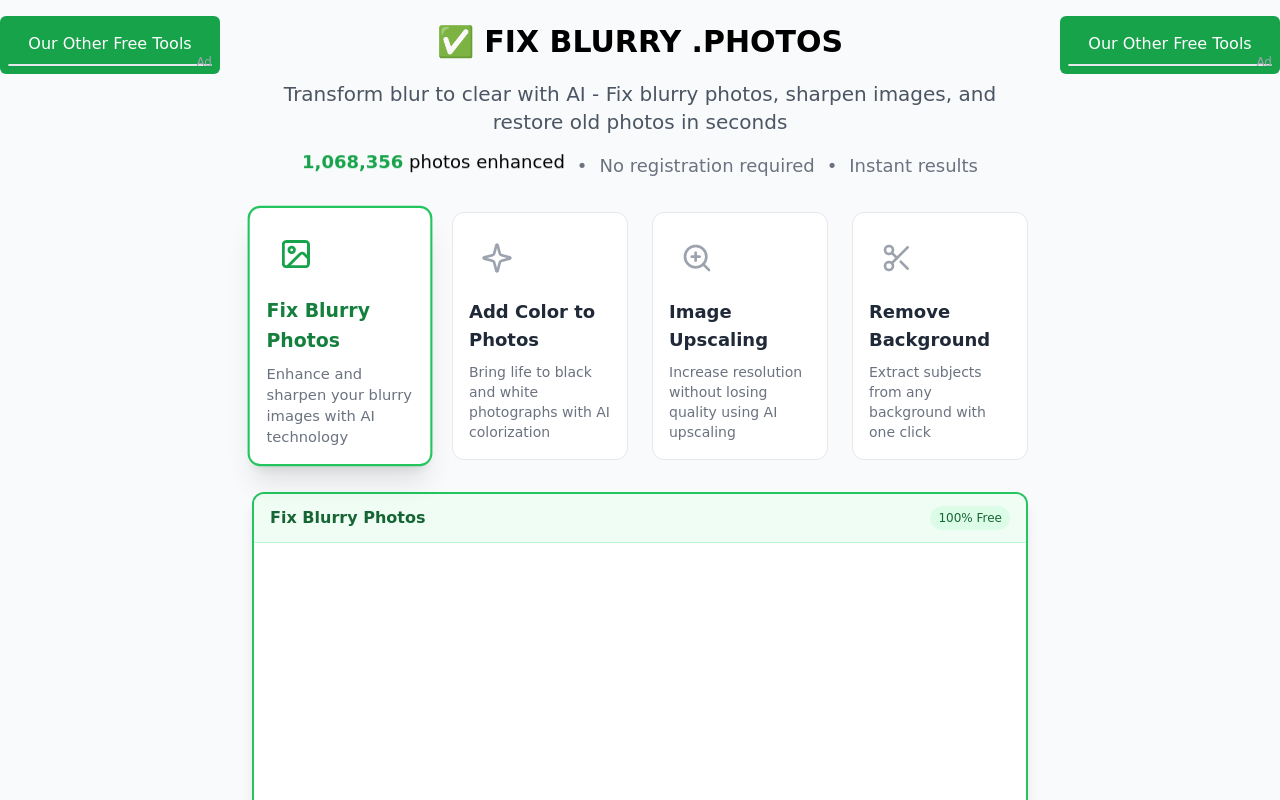 Fix Blurry Photos