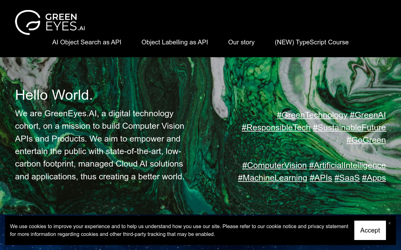 GreenEyes.AI - Image Recog. Tech as API