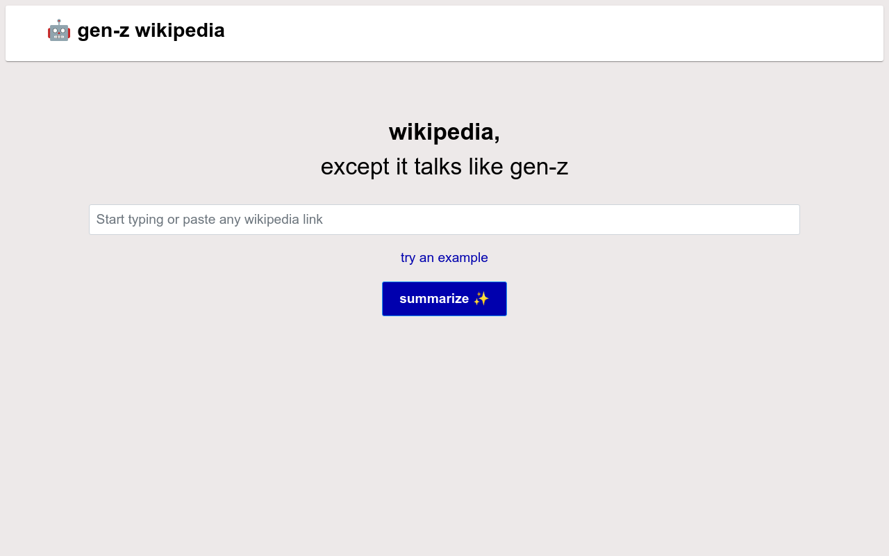 AI-Powered Wikipedia Summarizer