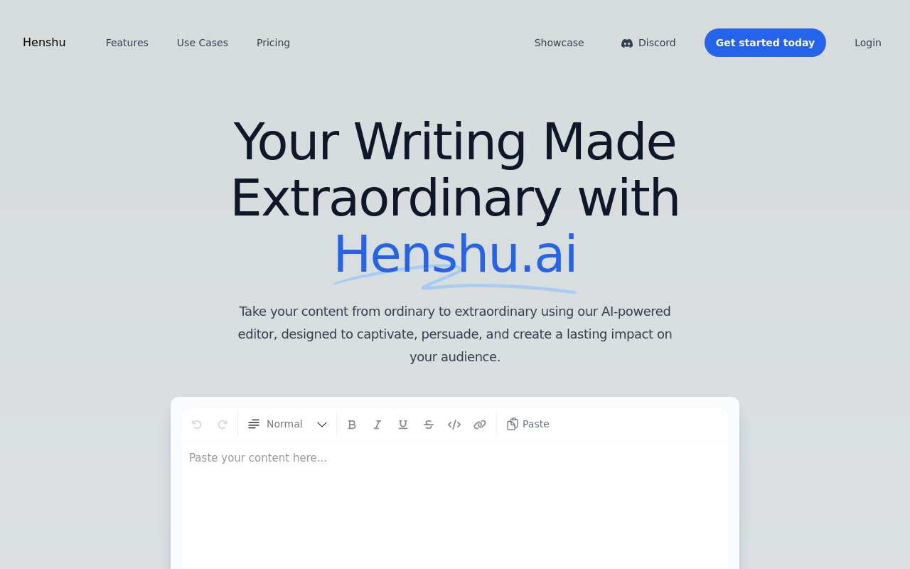 Henshu.ai
