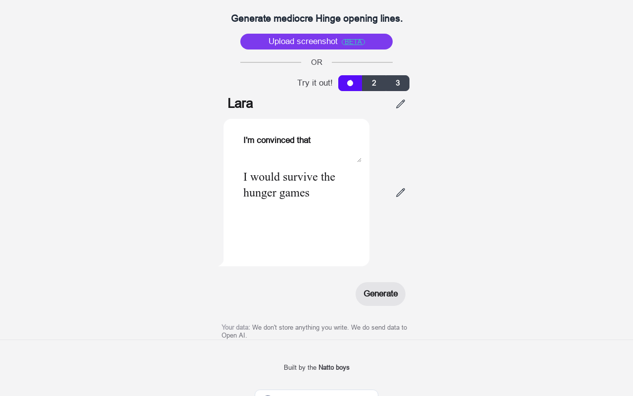 HingeGPT
