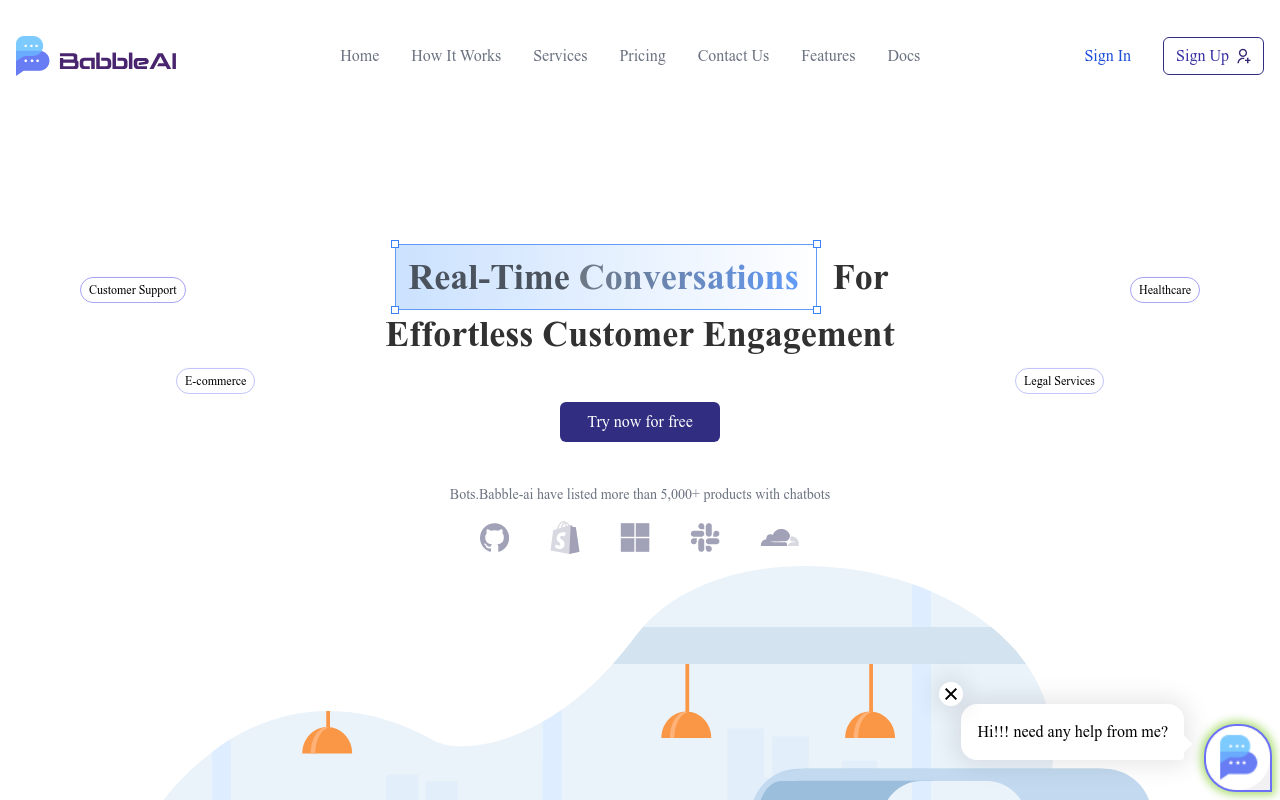 Babble AI | chat-GPT based Chatbots