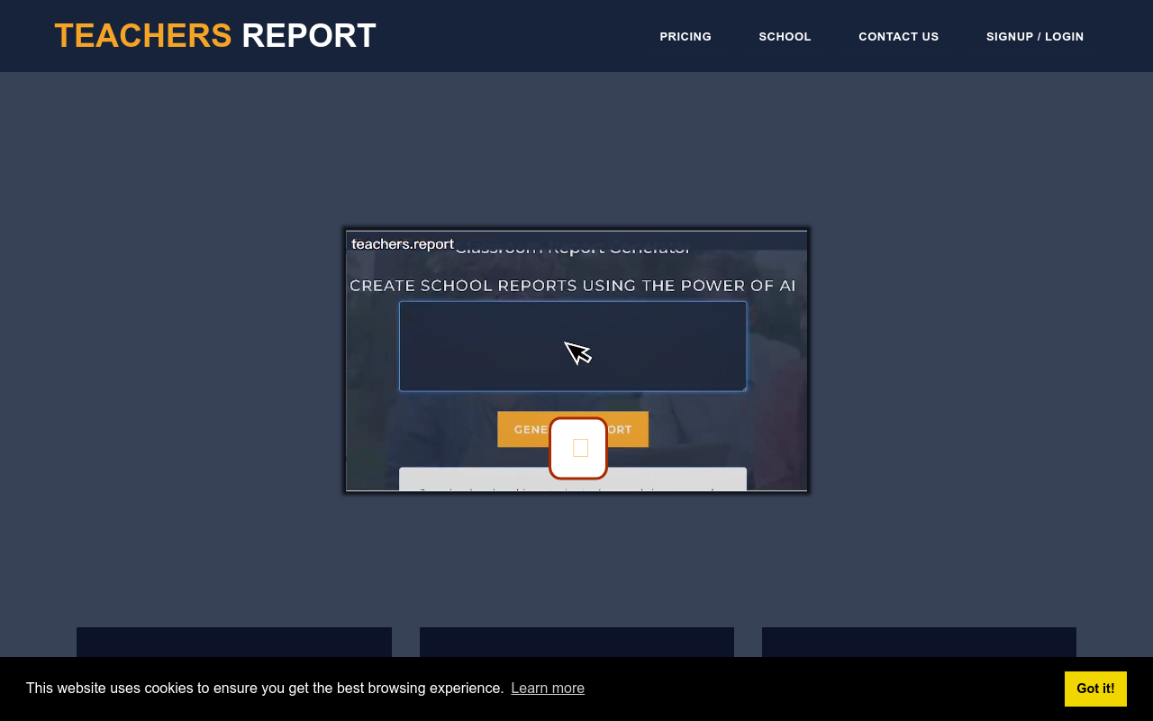 Teachers Report Writer