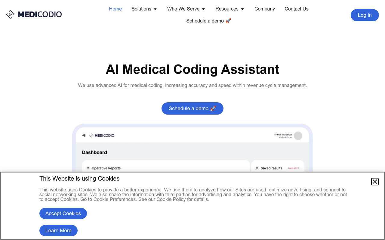 CODIO, AI-powered medical coding tool