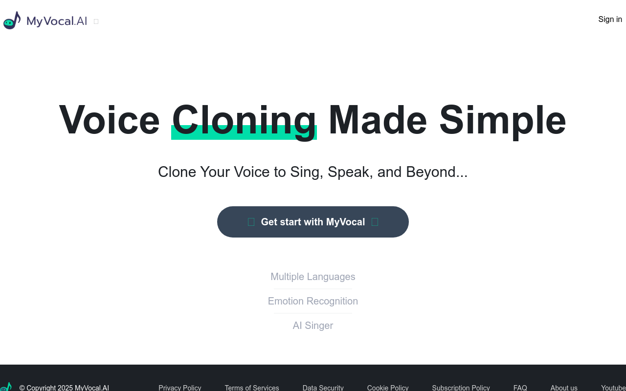 MyVocal Voice Synthesizer
