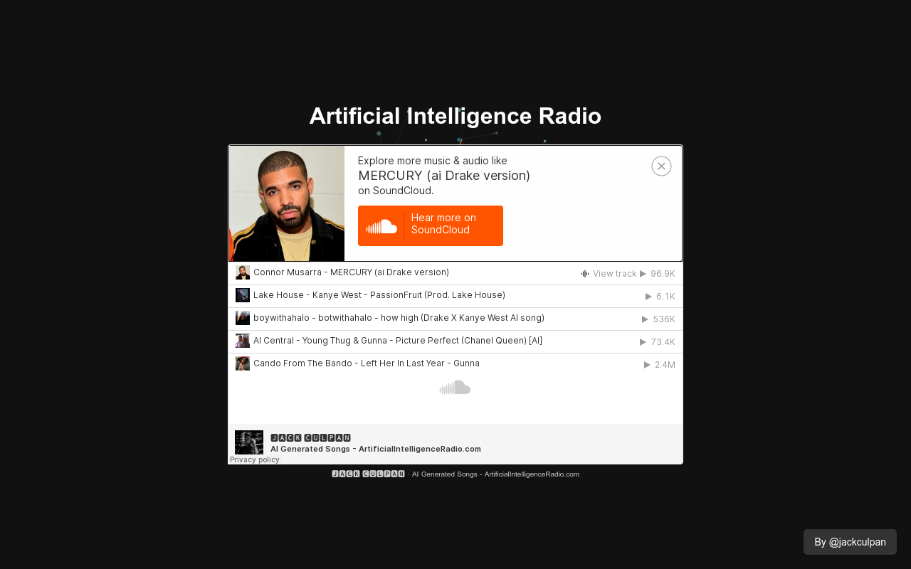 Artificial Intelligence Radio