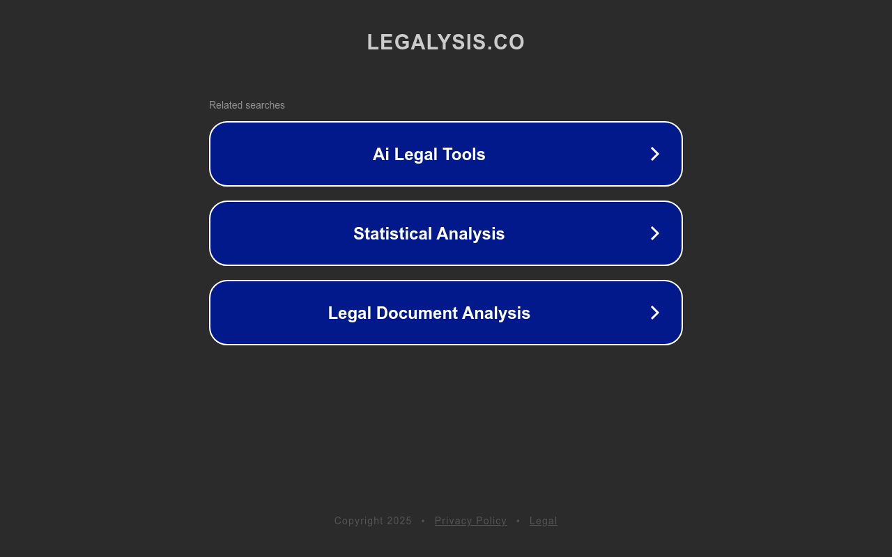 Legalysis