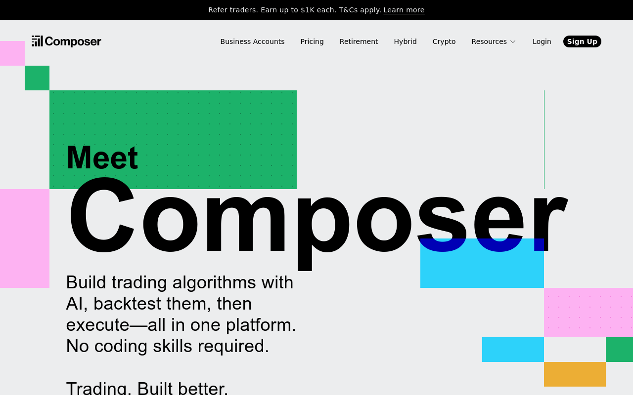 Composer - Your AI Copilot for Trading