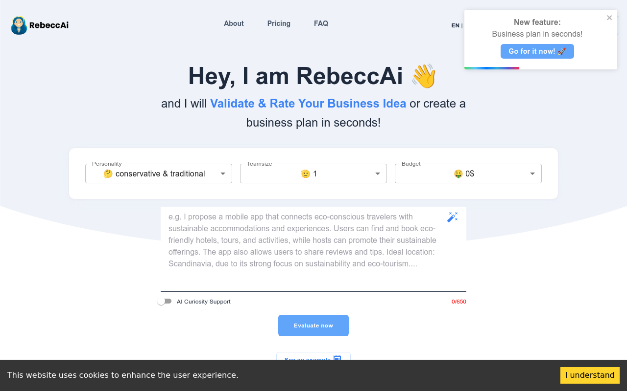 RebeccAi - It's. Your. Idea.