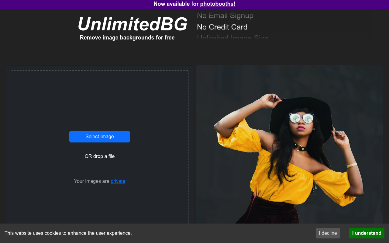 Unlimited BG AI Background Removal Tool