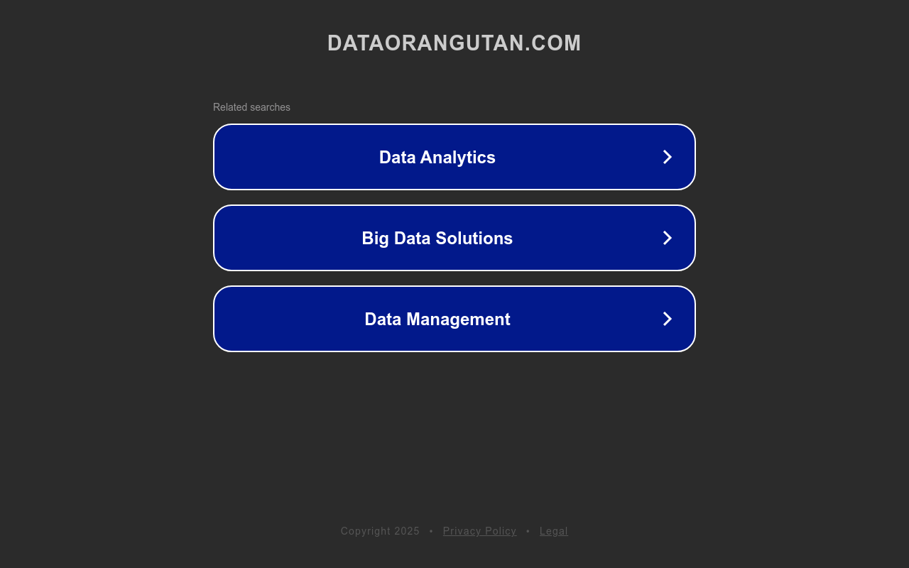 DataOrangutan